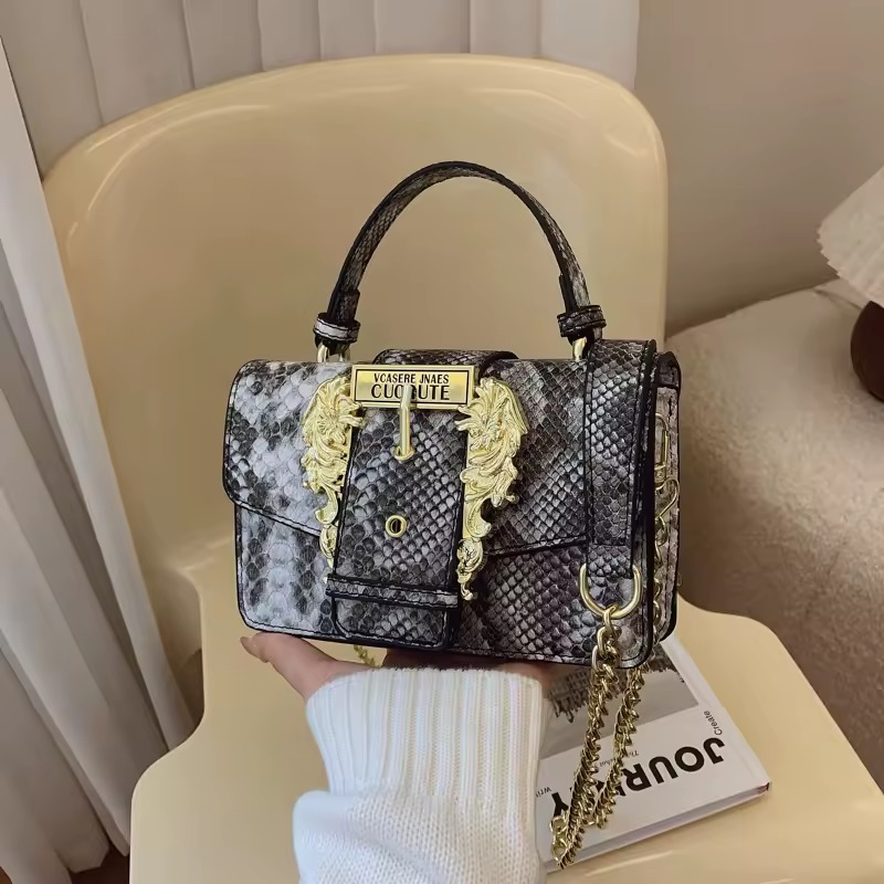 Vintage Luxury Leather Letter Logo Fashionable Shopper Minimalist Messenger Bag - Image 7