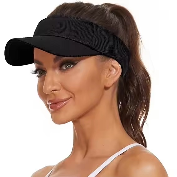 Casual Sport Visor Adjustable Empty Top Baseball Sun Protection Ball Caps Hats