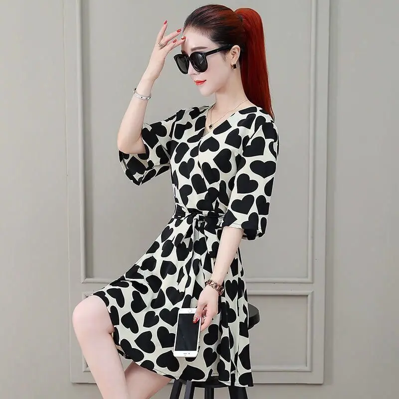 Trendy Chiffon Satin One-piece On Promotion Offer Silk Dresses