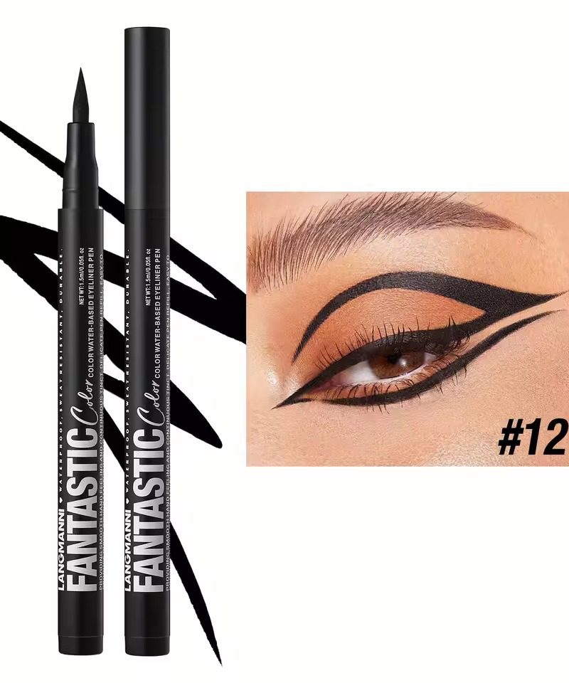1 pcs Waterproof Quick-Drying Oil-Proof And Non-Smudging Long-Lasting Ultra-fine Eyeliner Pen