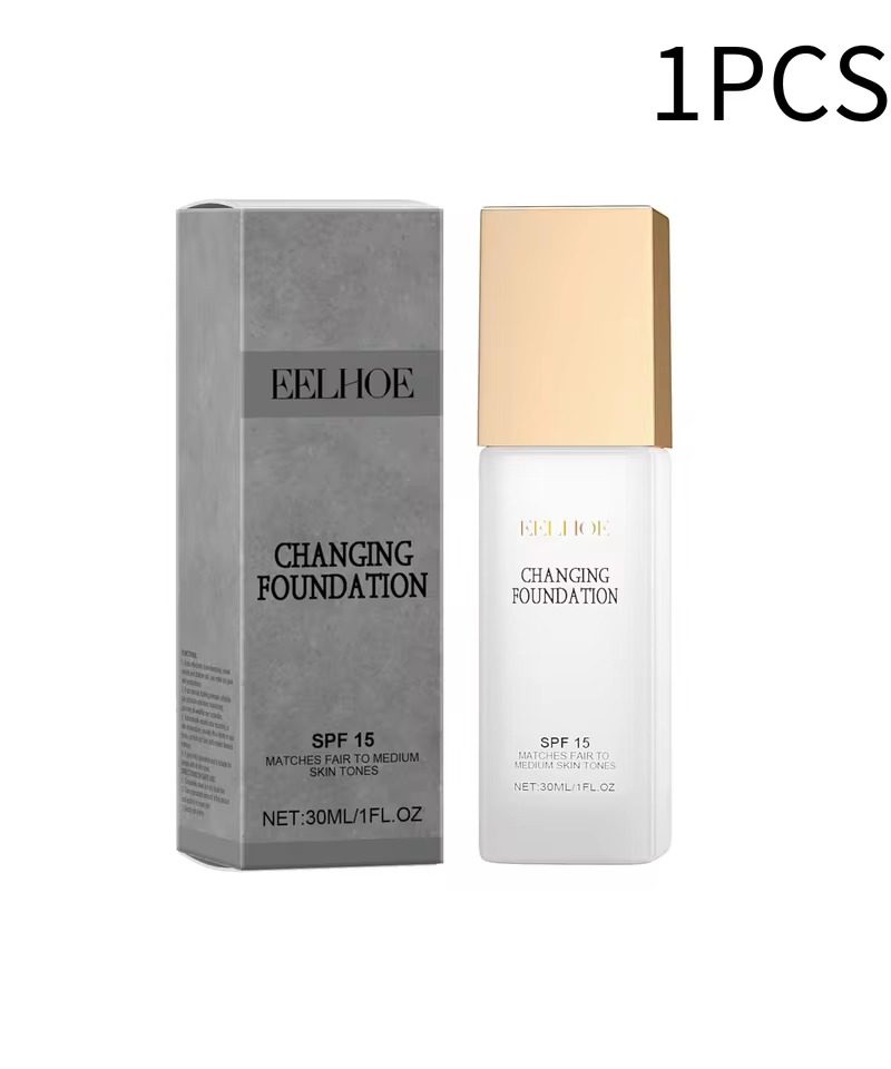 Liquid Foundation Naturally Full Coverage Matte Moisturizer Oil-control 1PCS Sunscreen Spf 15