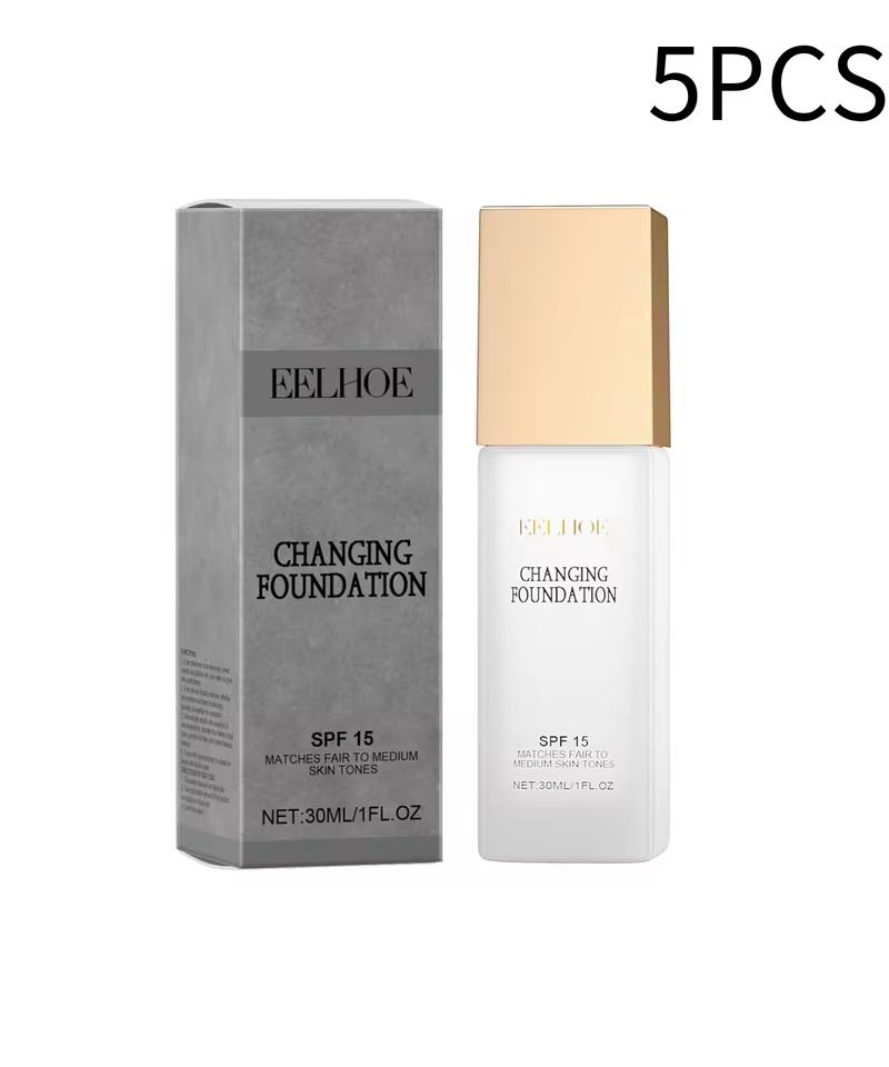 Naturally Full Liquid Foundation Coverage Matte Moisturizer Oil-control 5PCS Sunscreen Spf 15