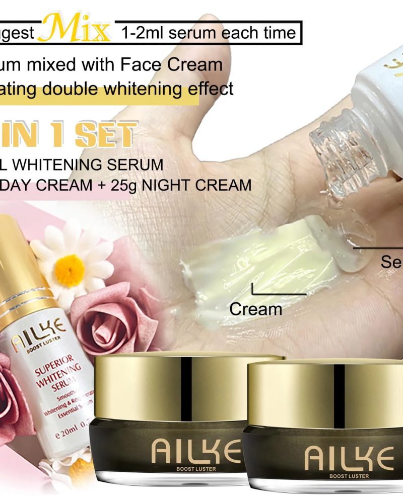 Sun Spots Reduce Dark Spots Reduce Melanin With Collagen Whitening Face Cream And Serum