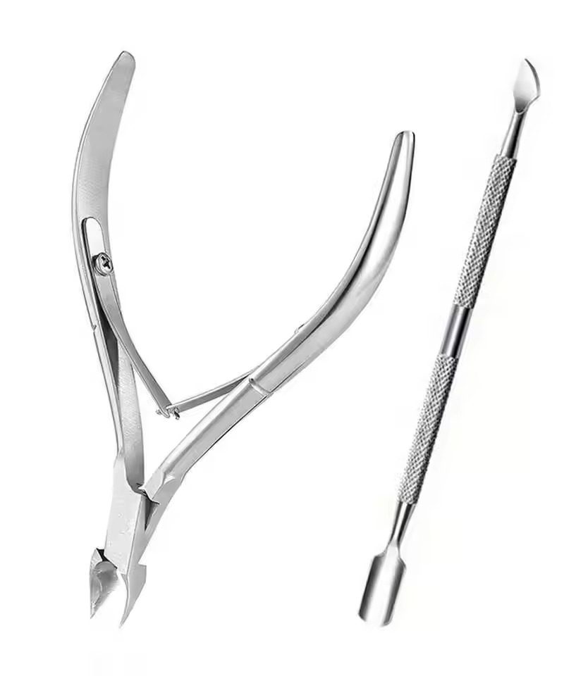 Scissor Nippers Multi Function Nail Professional Stainless Steel 2PCS Nail Cutter