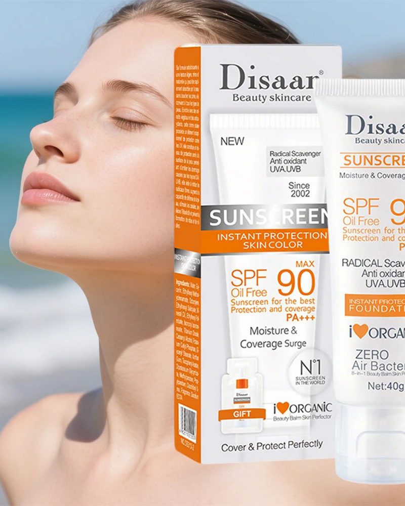 Sunblock Skin Protective Solar Lotion Body Moisturizing Sunscreen Cream SPF 90+