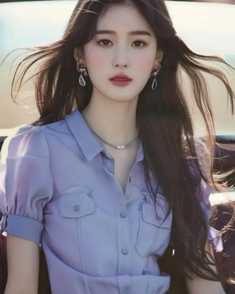 Trend Beautiful Retro High-end Chic Short Puff Sleeve Versatile Shirt