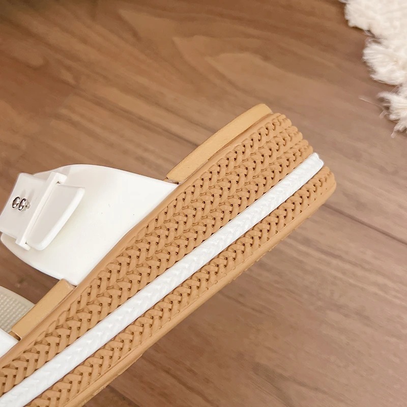 Vintage Premium Orthopedic Open Toe Anti-slip Leather Wedge Sandals - Image 12