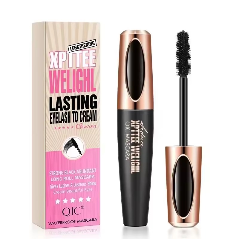 Waterproof Thick Long Curly Silicone Long-Lasting 4D Eyelash Mascara