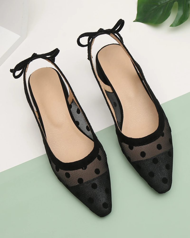 Elegant Chunky Lightweight Breathable Ankle Strap Comfy Low Block Heeled Sandal