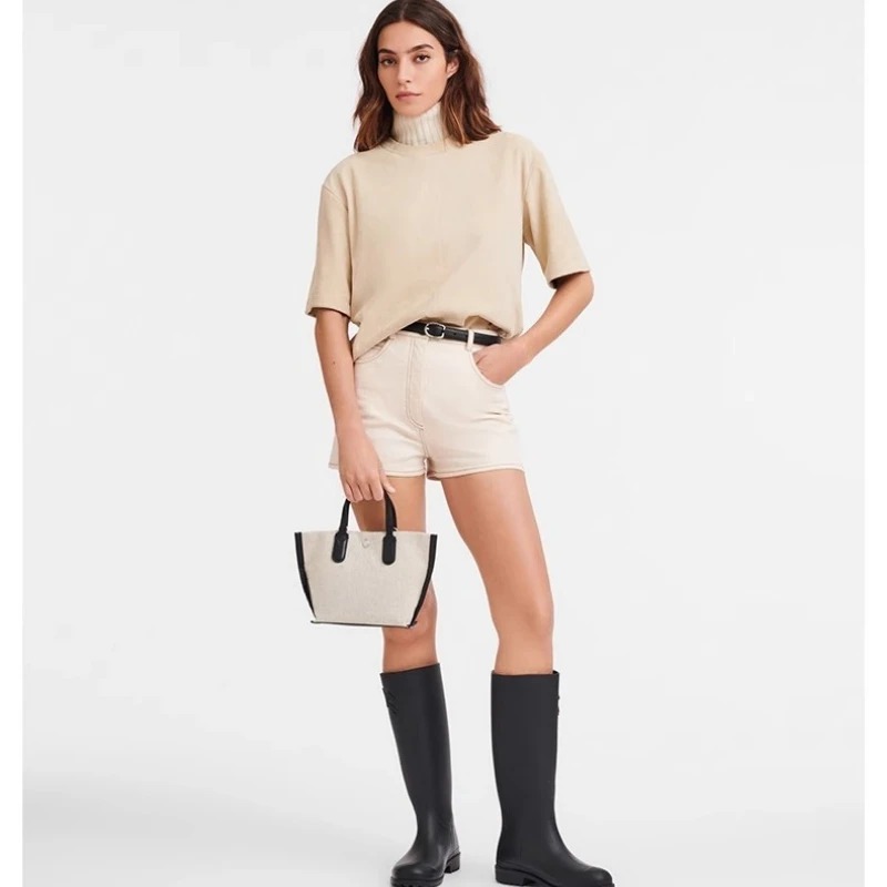 Casual High Quality Canvas Rest Simple Tote Crossbody Handbag