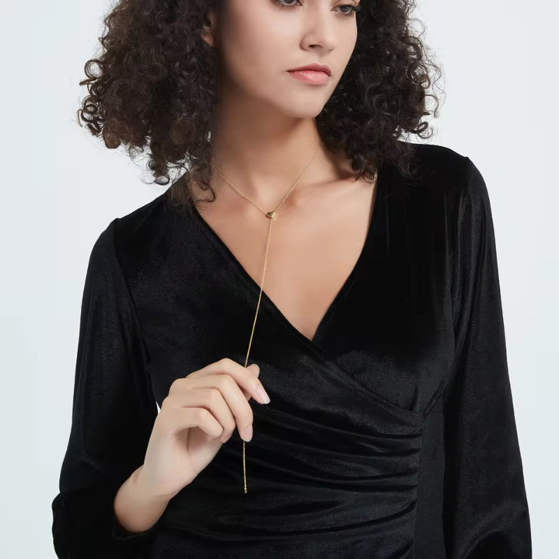 Luxury Transformer Adjustable Chain Heart Pendant Charm Necklace Drop Choker