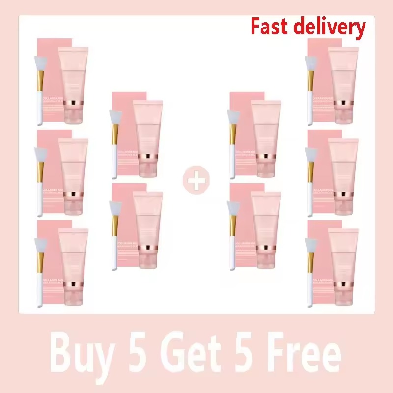 Collagen Overnight Wrapping Peel Off Facial Mask, Korean Collagen Night Wrapping Mask.