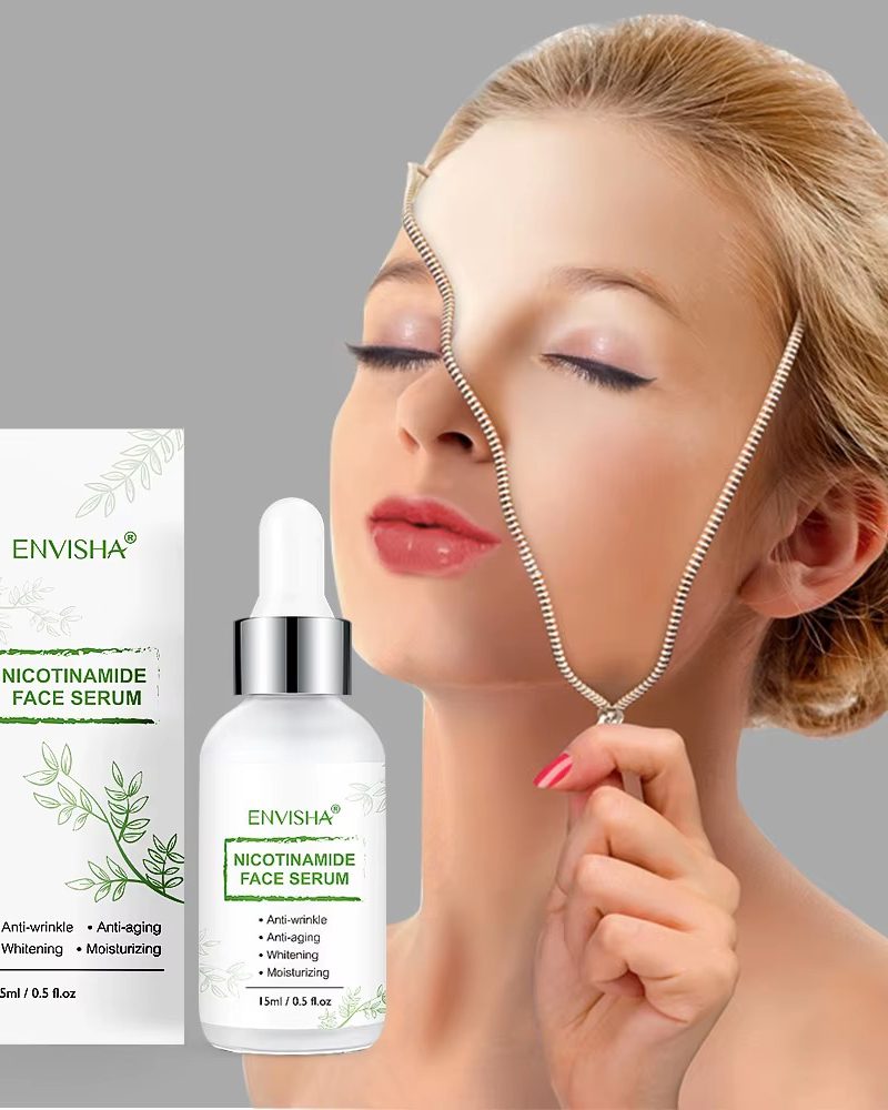 Collagen Hyaluronic Acid Anti-Aging Whitening Shrink Pores Oil Control Skin Care Face Nicotinamide Serum