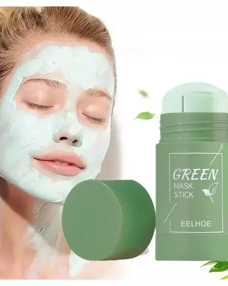 Remove Blackhead Green Tea Solid Mask Cleans Pores Stick Facial.