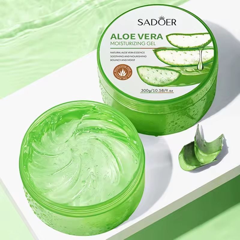 Hydrating Brightening Nourishing Firming Moisturizing 300g Aloe Vera Gel Face Cream