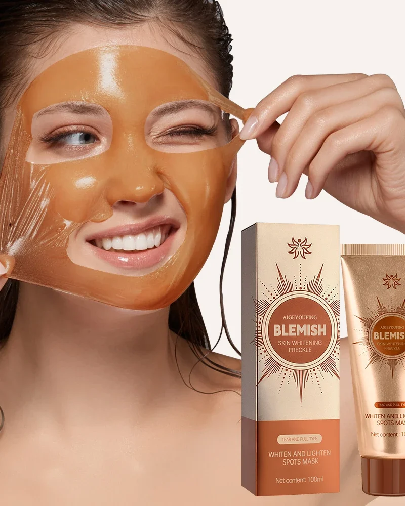Peel-Off Facial Mask Anti-Blemish Freckle Brightening Mask.