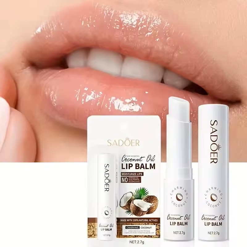 Lasting Nourishment and Moisture Coconut Daily Care Lip Balm