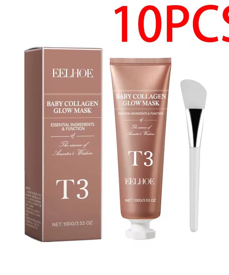 Collagen Moisturizing Mask Face Deep Cleansing Shrink Pores Oil.