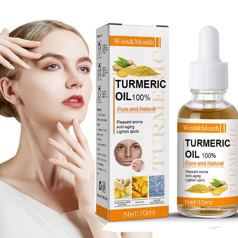 Moisturizing Essential Oil Tightening Brightening Reducing Fine Lines Turmeric Face Serum