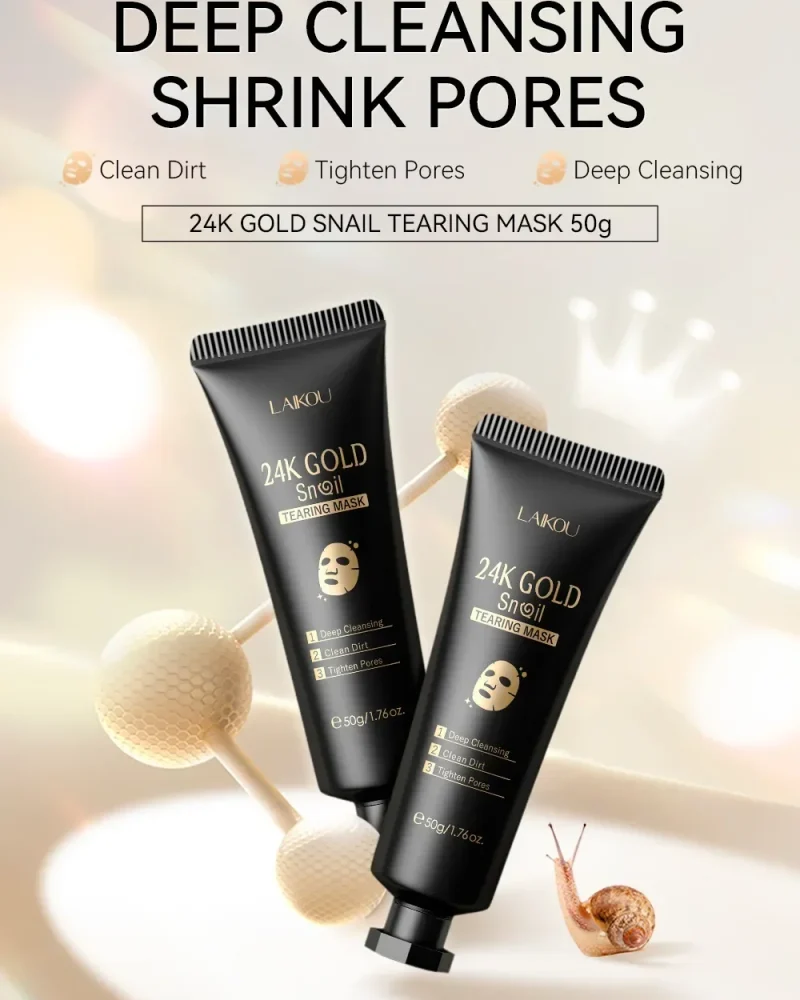 Reduce Blackheads Deep Cleaning Oil-Control Shrink Pores Hydrating Smooth Face Skin.