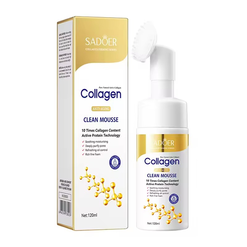 Collagen Facial Cleanser Mousse Deep Cleansing Skincare