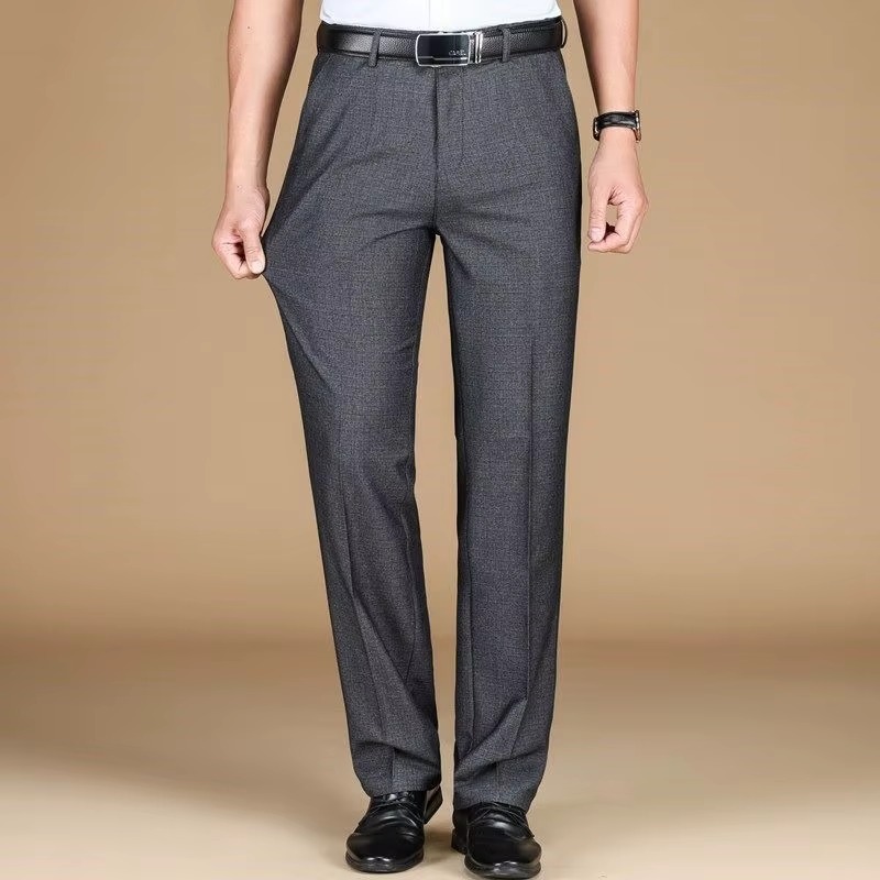 Classic High Quality Formal Occasion Office Straight Leg Business Style Suit Pants