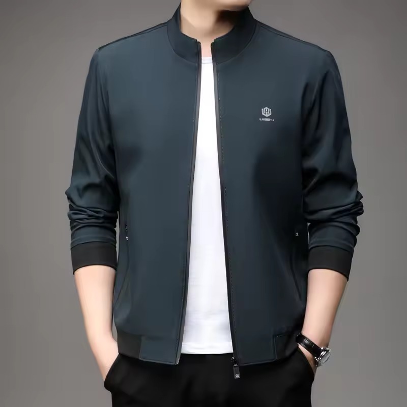 Men's Casual Solid Color Business Suit Coat High Quality Men Outwear Formal Jacket