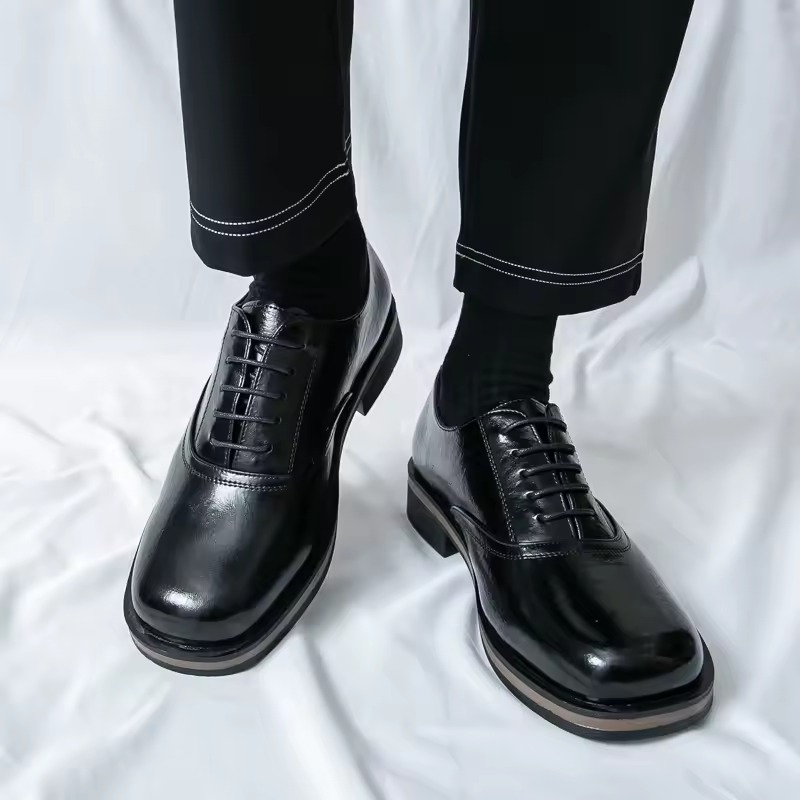 Casual Lace-up Formal Business Style Wedding Leather Oxfords Shoes