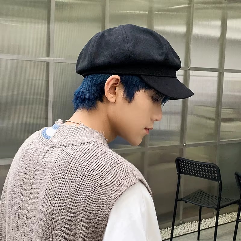 Casual Tatting Outdoor Cap Decorated Painter Ins Octagonal Beret Hat - Image 6