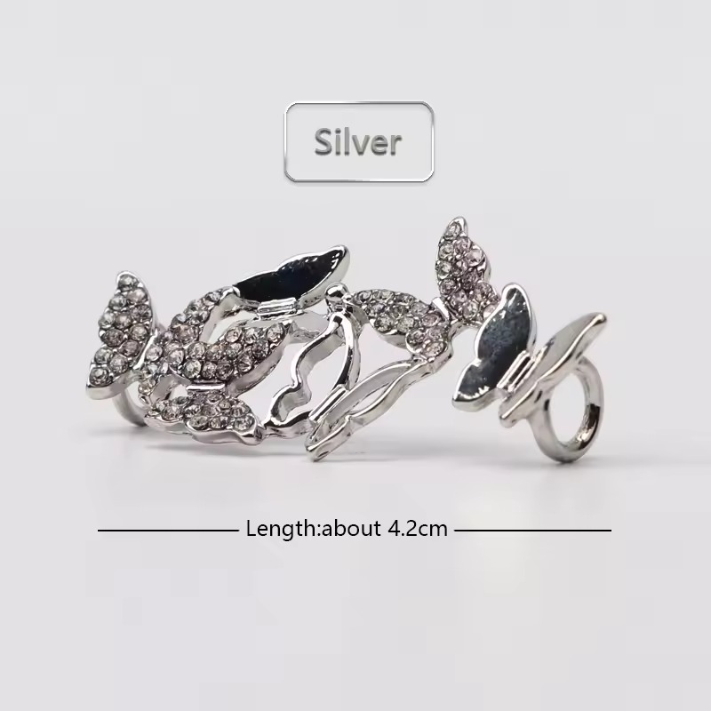 Charm Rhinestones Pearl Shiny Shoelaces Clips Decoration Shoelace Buckle Shoes