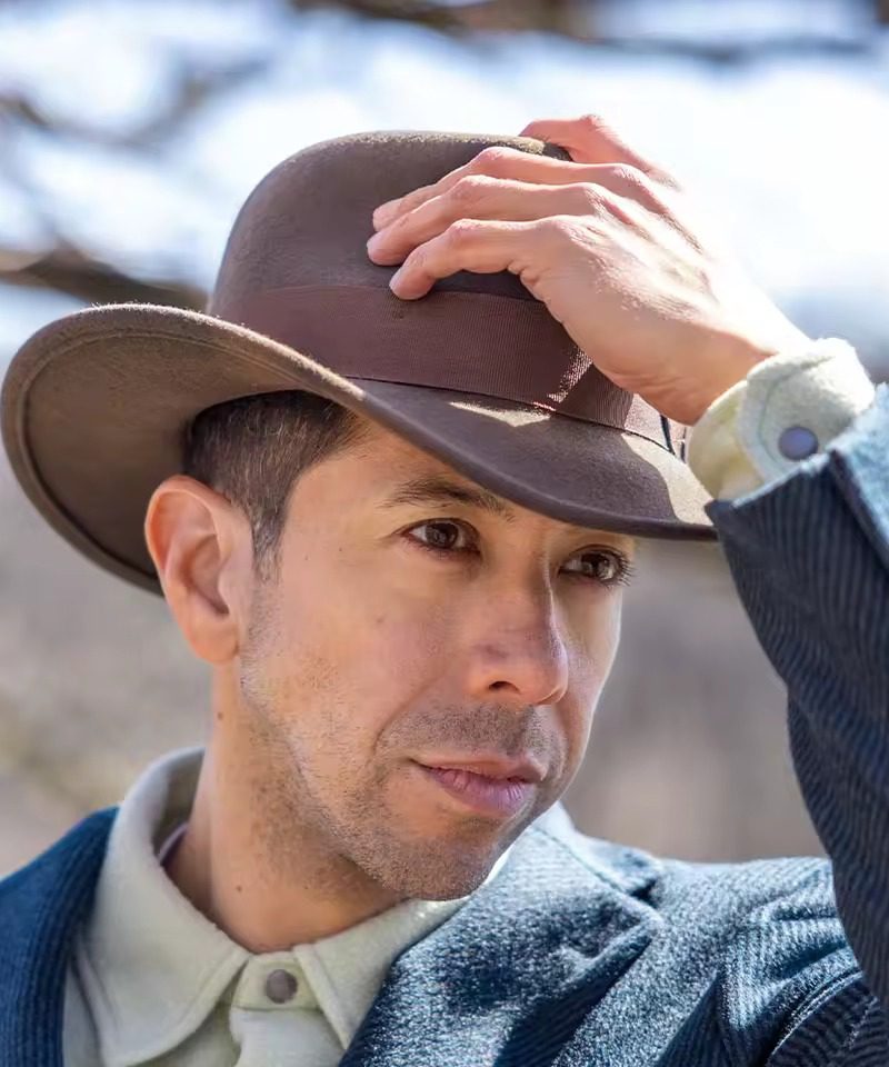 Crushable Outback Cowboy Wool Felt Jones Fedora Large Size Hat