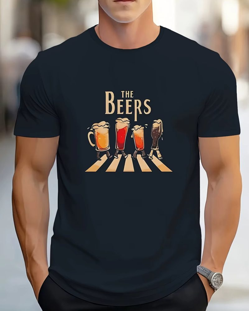 Graphic Print Casual Loose Sports Comfortable Round Neck Short Sleeved T-shirt