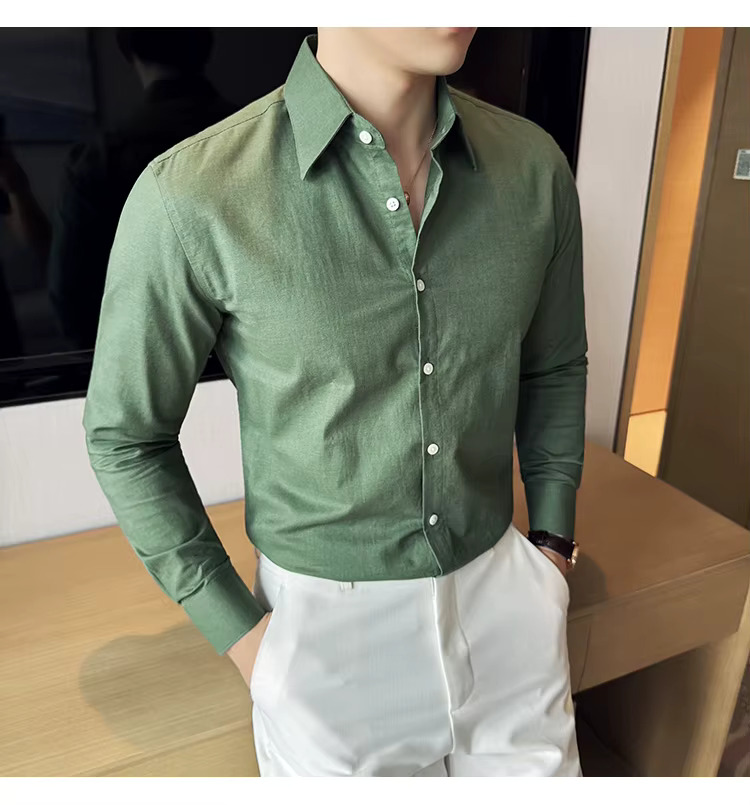 High quality Breathable and Sweat Wicking Long sleeve Casual Shirt