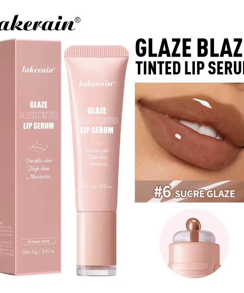 Lip Gloss Glowy Balm Tinted Lip Moisturizer Repairing Nourishing Lip Tint Glow Liquid Lip Gel