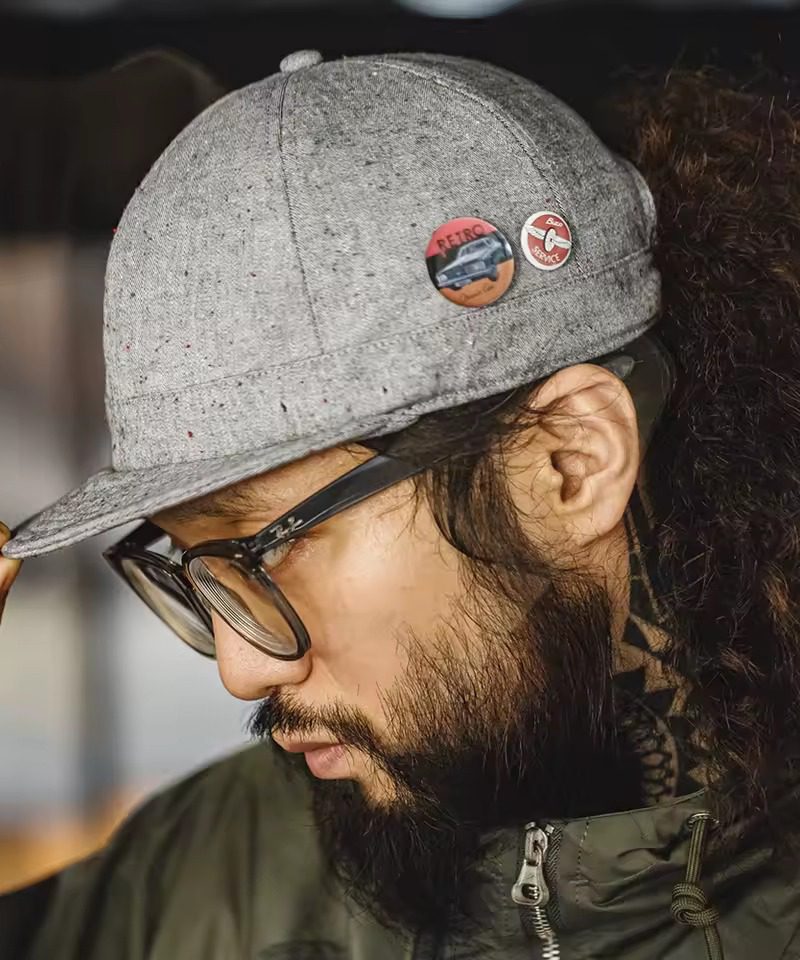 Modern Vintage Flip Blended Short Brim Golf Hip Hop Baseball Hat