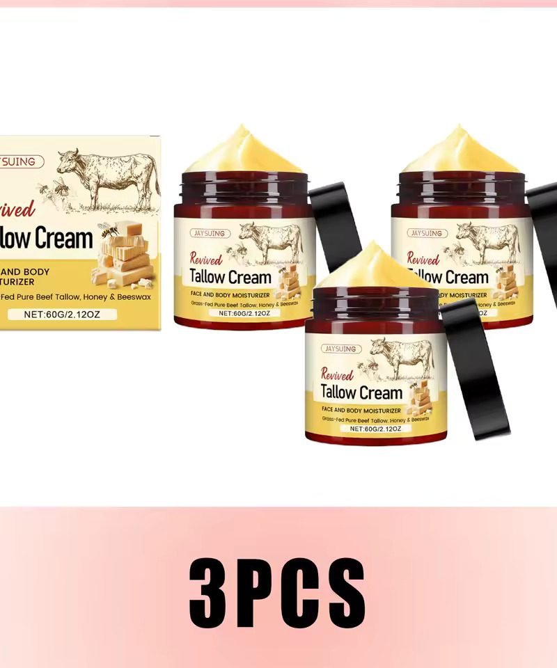 Natural Face Beeswax Grass Fed Whipped Honey Skin Care Moisturizer Cream