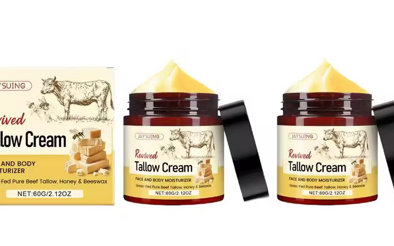 Natural Face Moisturizer Beeswax Grass-Fed Whipped Honey Skin Care Cream